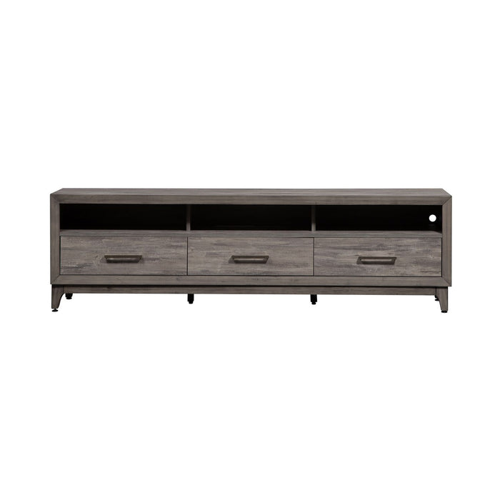 Mercury 62 Inch TV Console in Driftwood Gray - Furniture 4 Less (Jacksonville, NC)