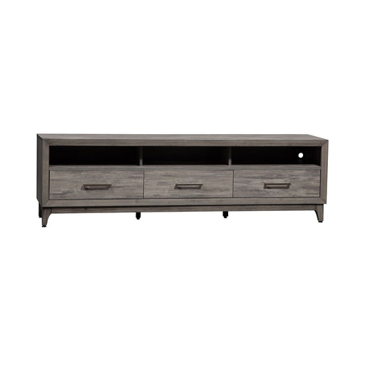 Mercury 76 Inch TV Console in Driftwood Gray - Furniture 4 Less (Jacksonville, NC)