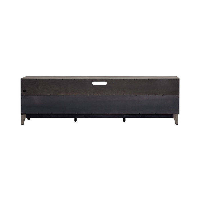 Mercury 76 Inch TV Console in Driftwood Gray - Furniture 4 Less (Jacksonville, NC)