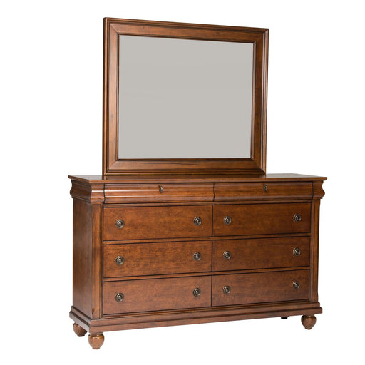 Rustic Traditions Dresser & Mirror - Furniture 4 Less (Jacksonville, NC)