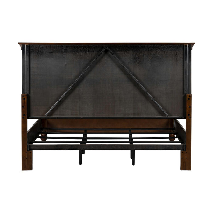 Rustic Traditions King Panel Bed - Furniture 4 Less (Jacksonville, NC)