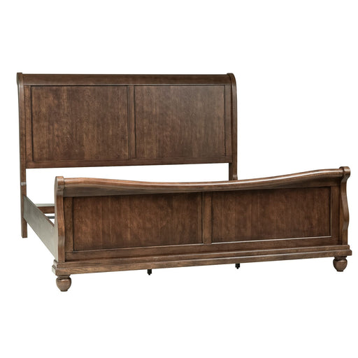 Rustic Traditions King Sleigh Bed - Furniture 4 Less (Jacksonville, NC)
