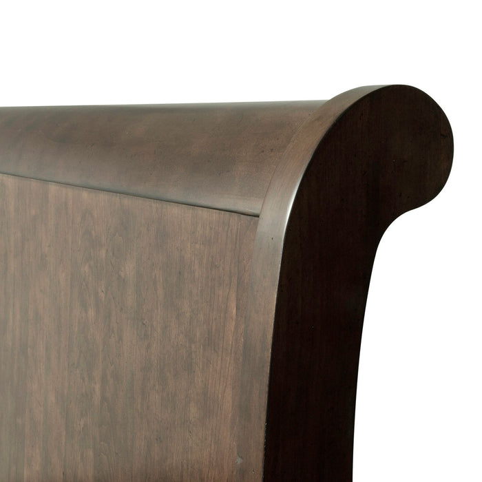 Rustic Traditions Queen Sleigh Bed - Furniture 4 Less (Jacksonville, NC)