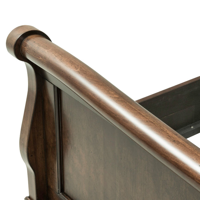 Rustic Traditions Queen Sleigh Bed - Furniture 4 Less (Jacksonville, NC)
