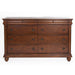 Rustic Traditions 8 Drawer Dresser in Rustic Cherry - Furniture 4 Less (Jacksonville, NC)