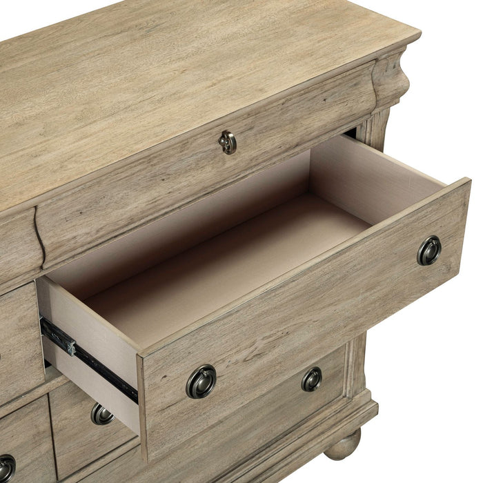 Rustic Traditions Dresser & Mirror - Furniture 4 Less (Jacksonville, NC)