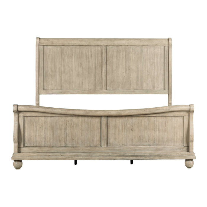 Rustic Traditions King Sleigh Bed - Furniture 4 Less (Jacksonville, NC)