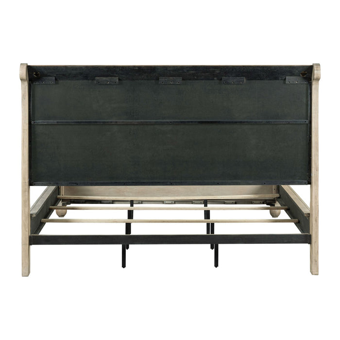Rustic Traditions Queen Sleigh Bed - Furniture 4 Less (Jacksonville, NC)