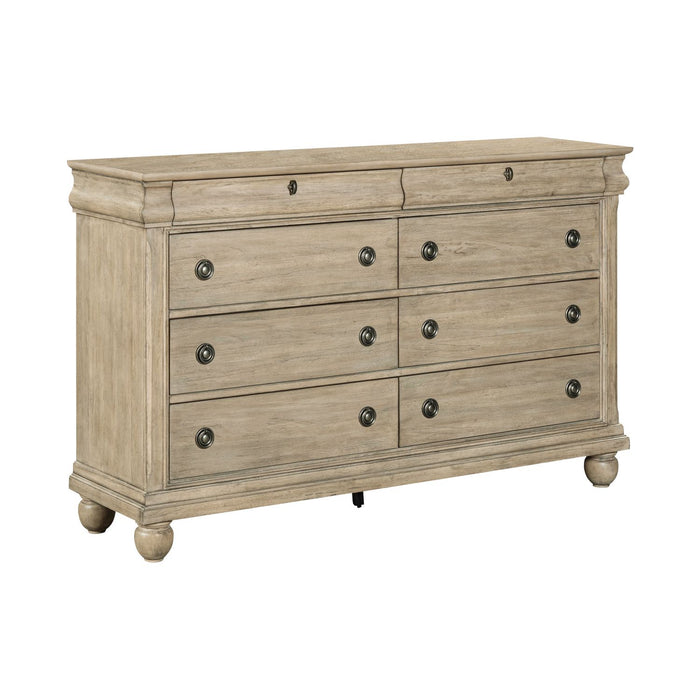 Rustic Traditions 8 Drawer Dresser - Furniture 4 Less (Jacksonville, NC)