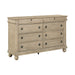 Rustic Traditions 8 Drawer Dresser - Furniture 4 Less (Jacksonville, NC)