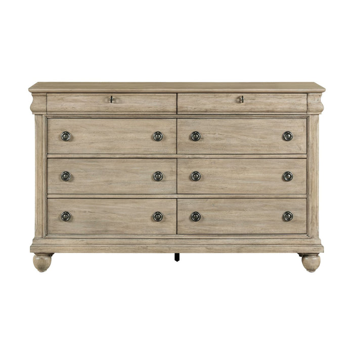 Rustic Traditions 8 Drawer Dresser - Furniture 4 Less (Jacksonville, NC)