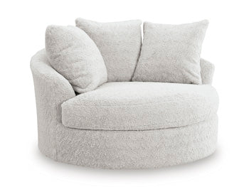 Cuddle Plush Oversized Swivel Accent Chair - Furniture 4 Less (Jacksonville, NC)