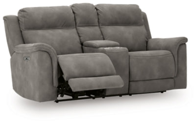 Next-Gen DuraPella Power Reclining Loveseat with Console - Furniture 4 Less (Jacksonville, NC)