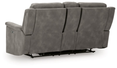 Next-Gen DuraPella Power Reclining Loveseat with Console - Furniture 4 Less (Jacksonville, NC)