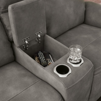Next-Gen DuraPella Power Reclining Loveseat with Console - Furniture 4 Less (Jacksonville, NC)