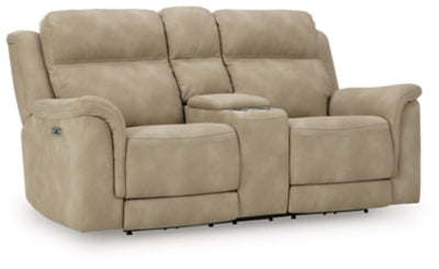 Next-Gen DuraPella Power Reclining Loveseat with Console - Furniture 4 Less (Jacksonville, NC)