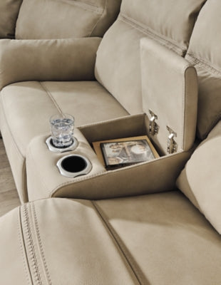 Next-Gen DuraPella Power Reclining Loveseat with Console - Furniture 4 Less (Jacksonville, NC)