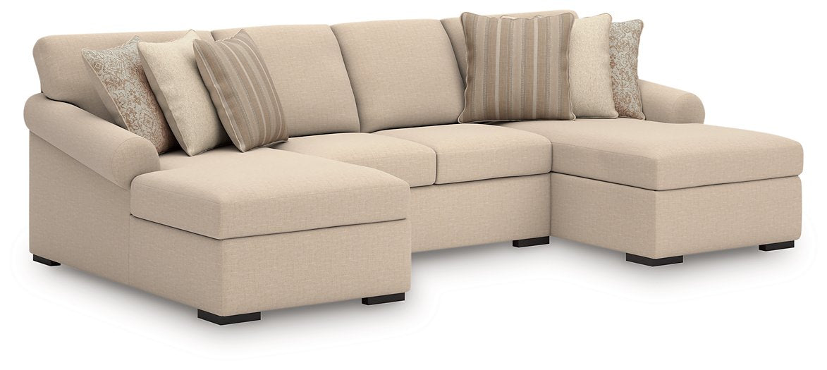 LadyMae Sectional with Chaise - Furniture 4 Less (Jacksonville, NC)