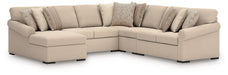 LadyMae Sectional with Chaise - Furniture 4 Less (Jacksonville, NC)