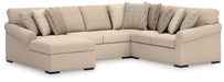 LadyMae Sectional with Chaise - Furniture 4 Less (Jacksonville, NC)