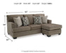 Stonemeade Sofa Chaise - Furniture 4 Less (Jacksonville, NC)
