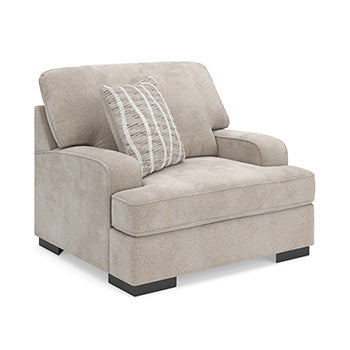 High Profile Chair & Ottoman Living Room Set - Furniture 4 Less (Jacksonville, NC)