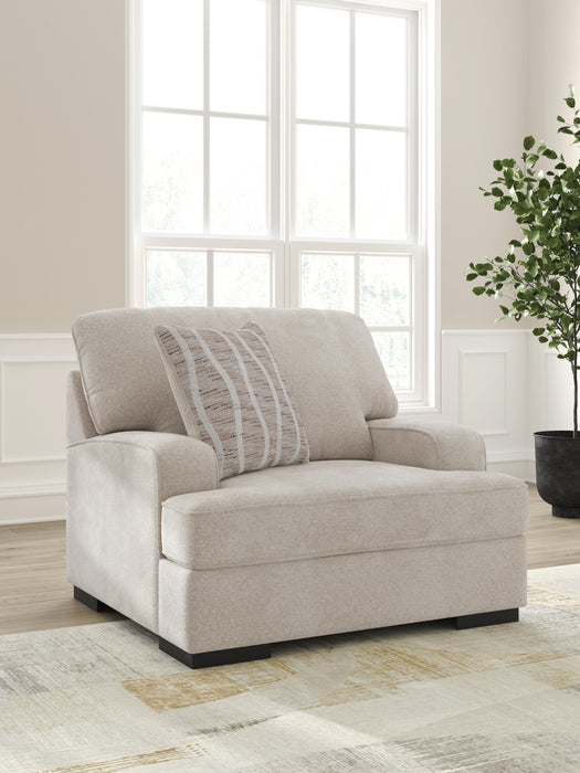 High Profile Chair & Ottoman Living Room Set - Furniture 4 Less (Jacksonville, NC)
