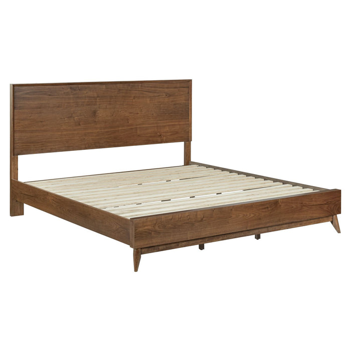 Century Modern California King Platform Bed - Furniture 4 Less (Jacksonville, NC)