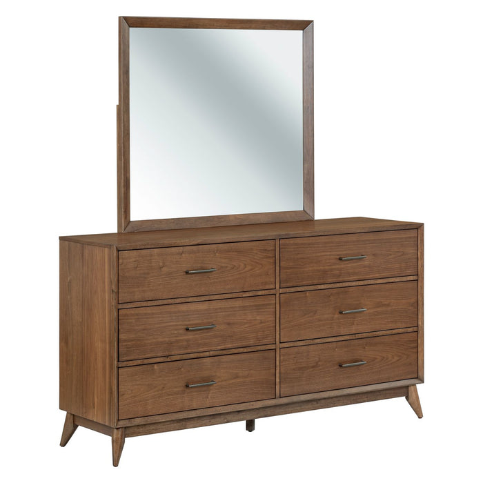 Century Modern Dresser & Mirror - Furniture 4 Less (Jacksonville, NC)