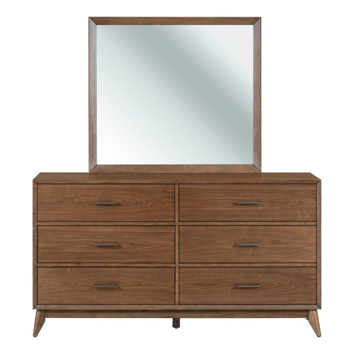 Century Modern Dresser & Mirror - Furniture 4 Less (Jacksonville, NC)