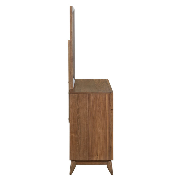 Century Modern Dresser & Mirror - Furniture 4 Less (Jacksonville, NC)