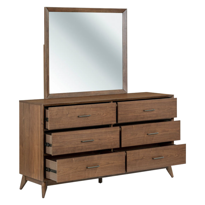 Century Modern Dresser & Mirror - Furniture 4 Less (Jacksonville, NC)