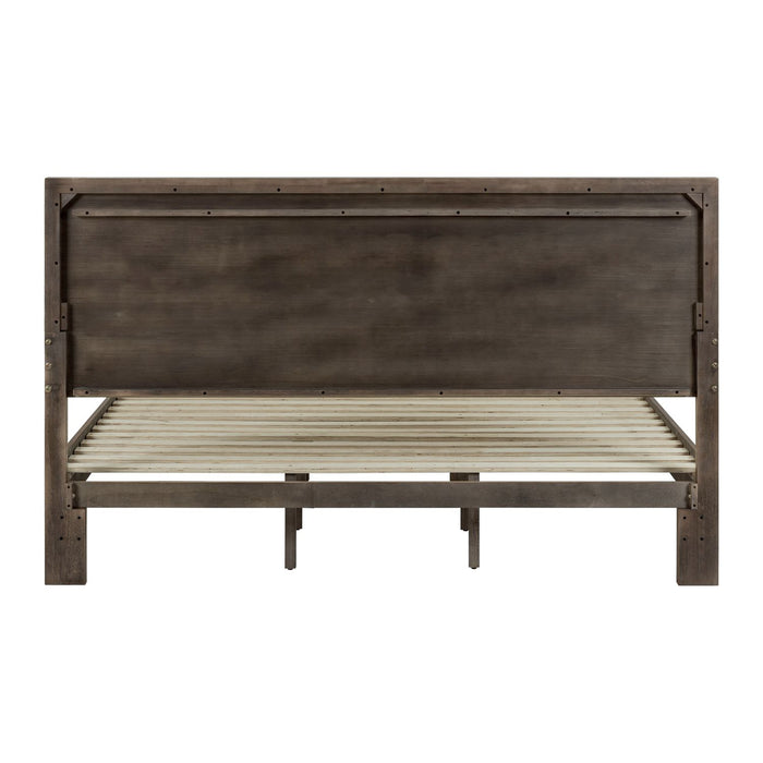 Century Modern King Platform Bed - Furniture 4 Less (Jacksonville, NC)