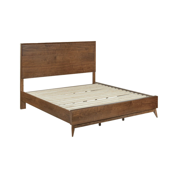 Century Modern Queen Platform Bed - Furniture 4 Less (Jacksonville, NC)