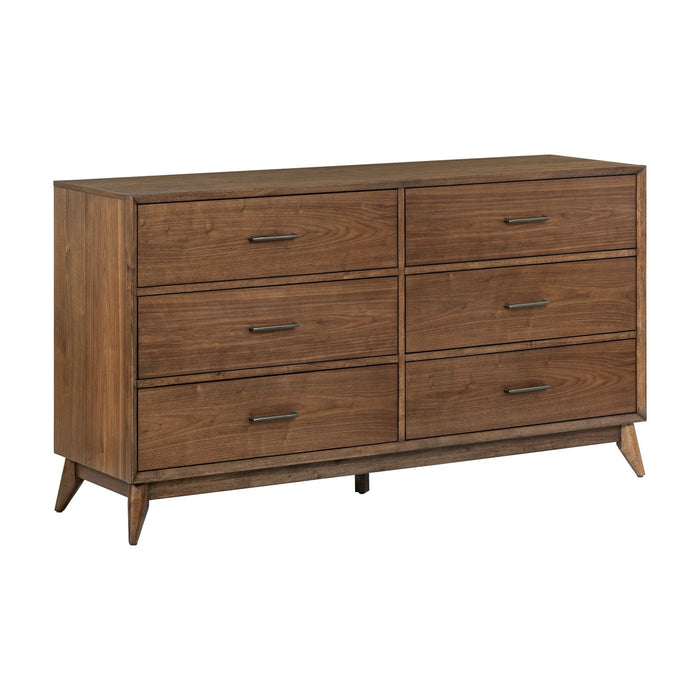 Century Modern 6 Drawer Dresser - Furniture 4 Less (Jacksonville, NC)