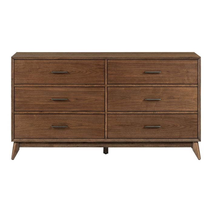 Century Modern 6 Drawer Dresser - Furniture 4 Less (Jacksonville, NC)