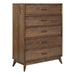 Century Modern 5 Drawer Chest - Furniture 4 Less (Jacksonville, NC)