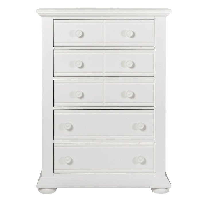 Summer House I King Panel Bed, Dresser & Mirror, Chest - Furniture 4 Less (Jacksonville, NC)