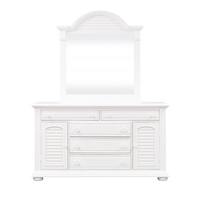 Summer House I Queen Panel Bed, Dresser & Mirror, Chest, Night Stand - Furniture 4 Less (Jacksonville, NC)