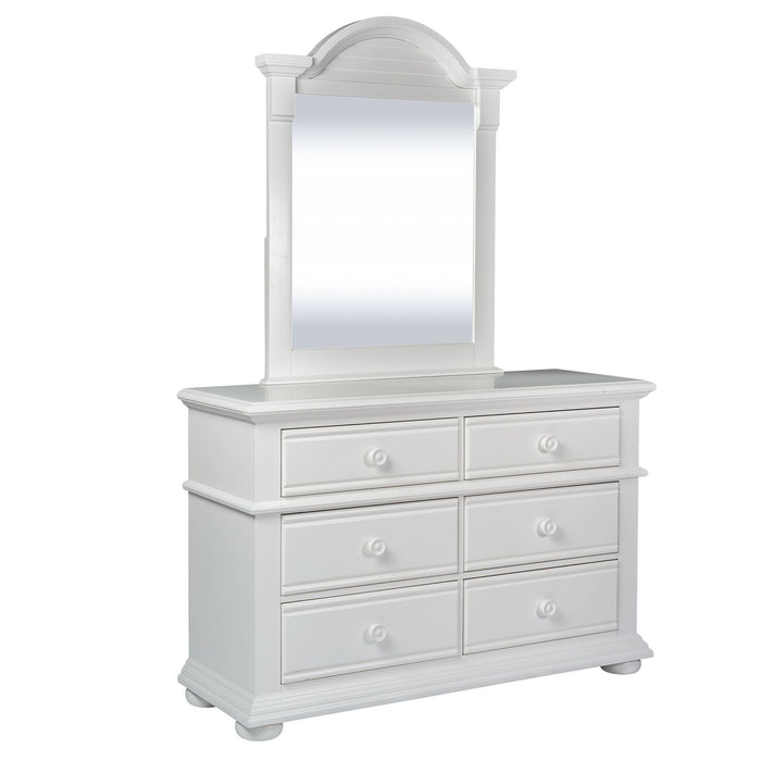 Summer House Twin Panel Bed, Dresser & Mirror - Furniture 4 Less (Jacksonville, NC)
