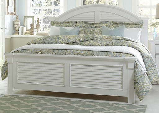Liberty Furniture Summer House King Panel Headboard in Oyster White - Furniture 4 Less (Jacksonville, NC)