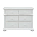 Summer House 6 Drawer Dresser in Oyster White - Furniture 4 Less (Jacksonville, NC)