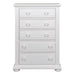 Summer House 5 Drawer Chest in White - Furniture 4 Less (Jacksonville, NC)