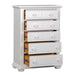 Summer House 5 Drawer Chest in White - Furniture 4 Less (Jacksonville, NC)