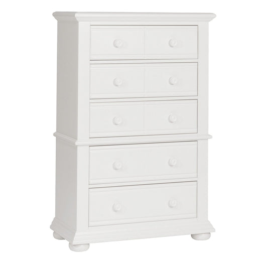 Summer House 5 Drawer Chest in Oyster White - Furniture 4 Less (Jacksonville, NC)
