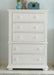 Liberty Furniture Summer House 5 Drawer Chest in Oyster White - Furniture 4 Less (Jacksonville, NC)