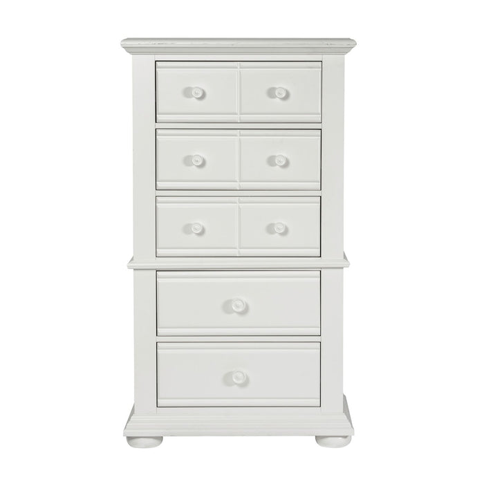 Summer House Lingerie Chest in Oyster White - Furniture 4 Less (Jacksonville, NC)
