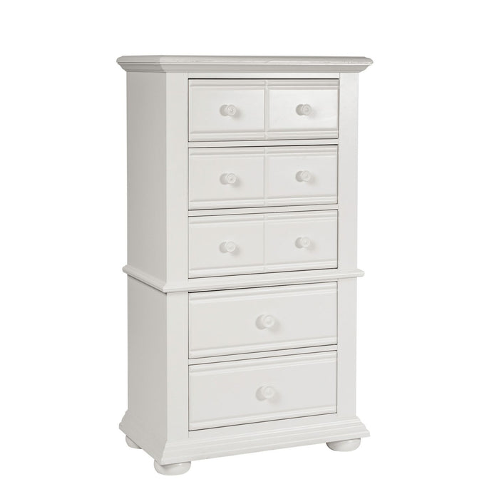 Summer House Lingerie Chest in Oyster White - Furniture 4 Less (Jacksonville, NC)
