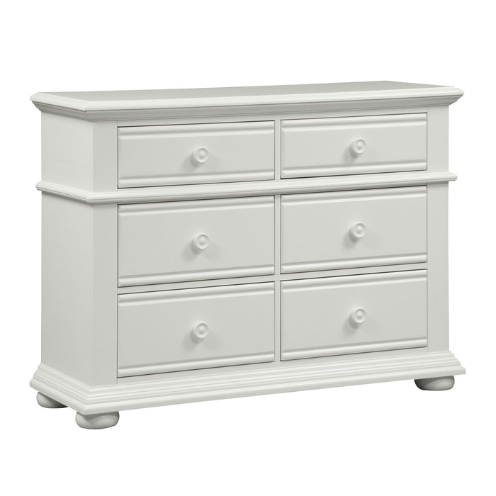 Summer House Media Chest in Oyster White - Furniture 4 Less (Jacksonville, NC)