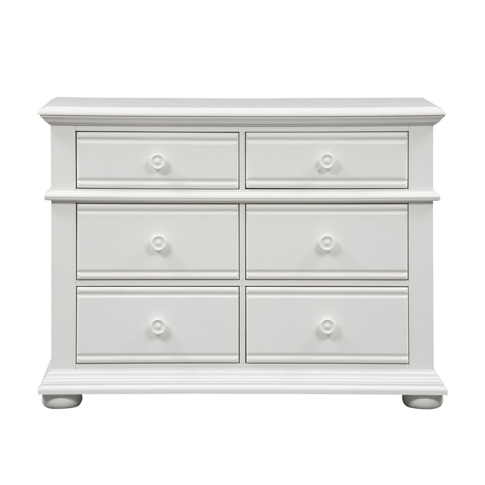 Summer House Media Chest in Oyster White - Furniture 4 Less (Jacksonville, NC)